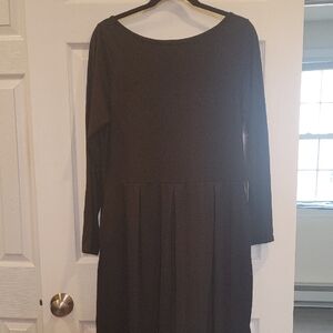 Elegant Black Long Sleeve Dress